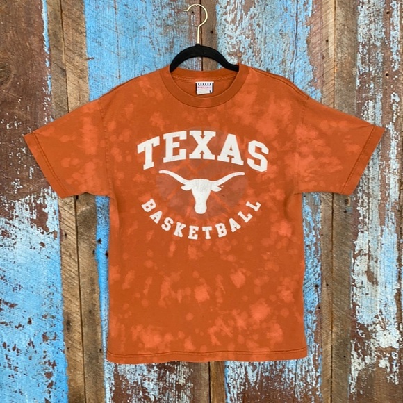 Footlocker Texas Longhorns Bleached Graphic Tee Size M - Picture 1 of 8